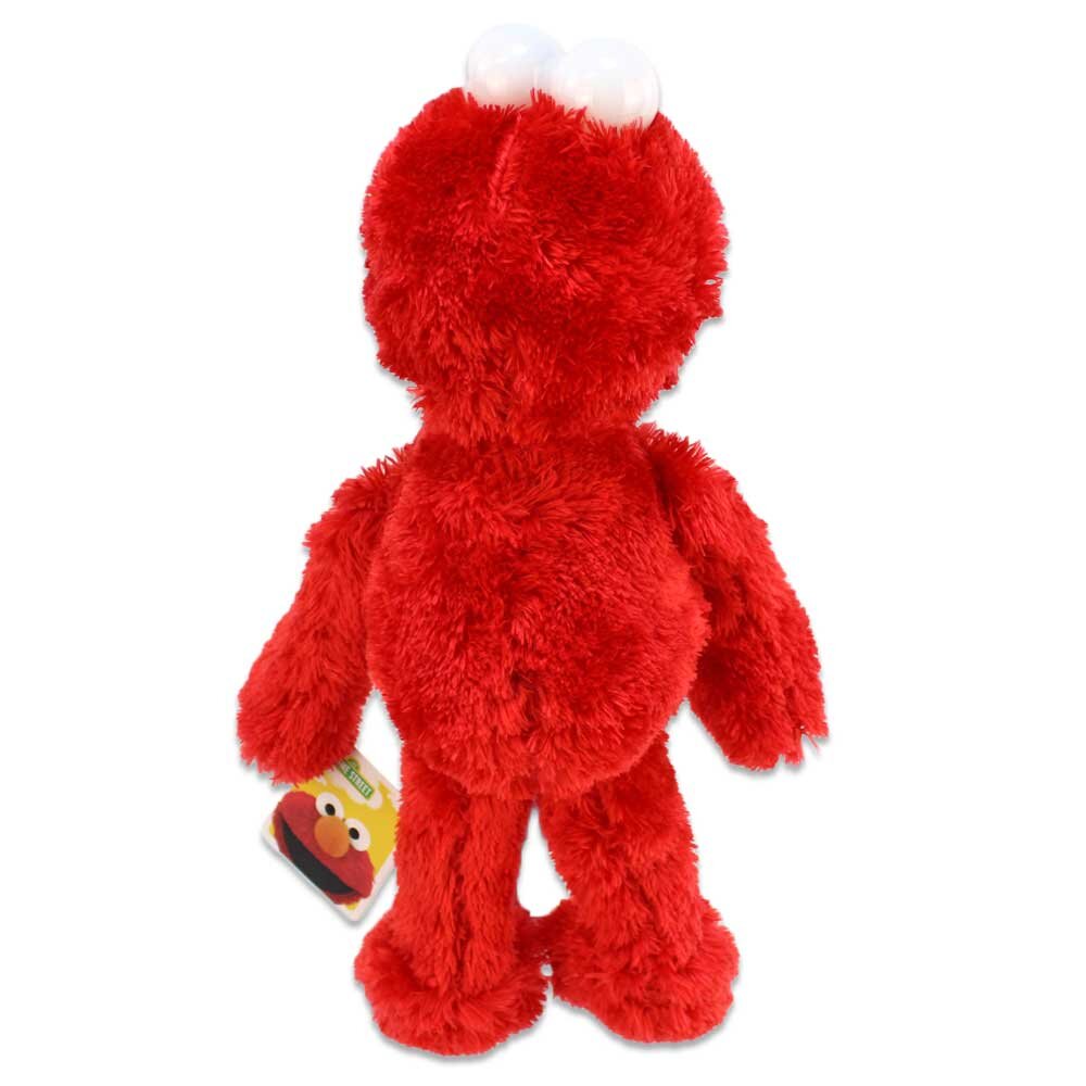 Elmo Plüschtier, Original aus der Sesamstraße, ca. 36 cm groß, stehend in Rückansicht