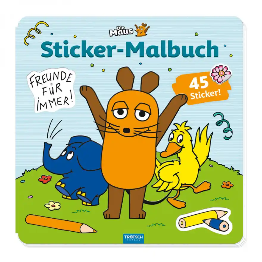 Die Maus - Sticker-Malbuch Die Maus Sticker Malbuch