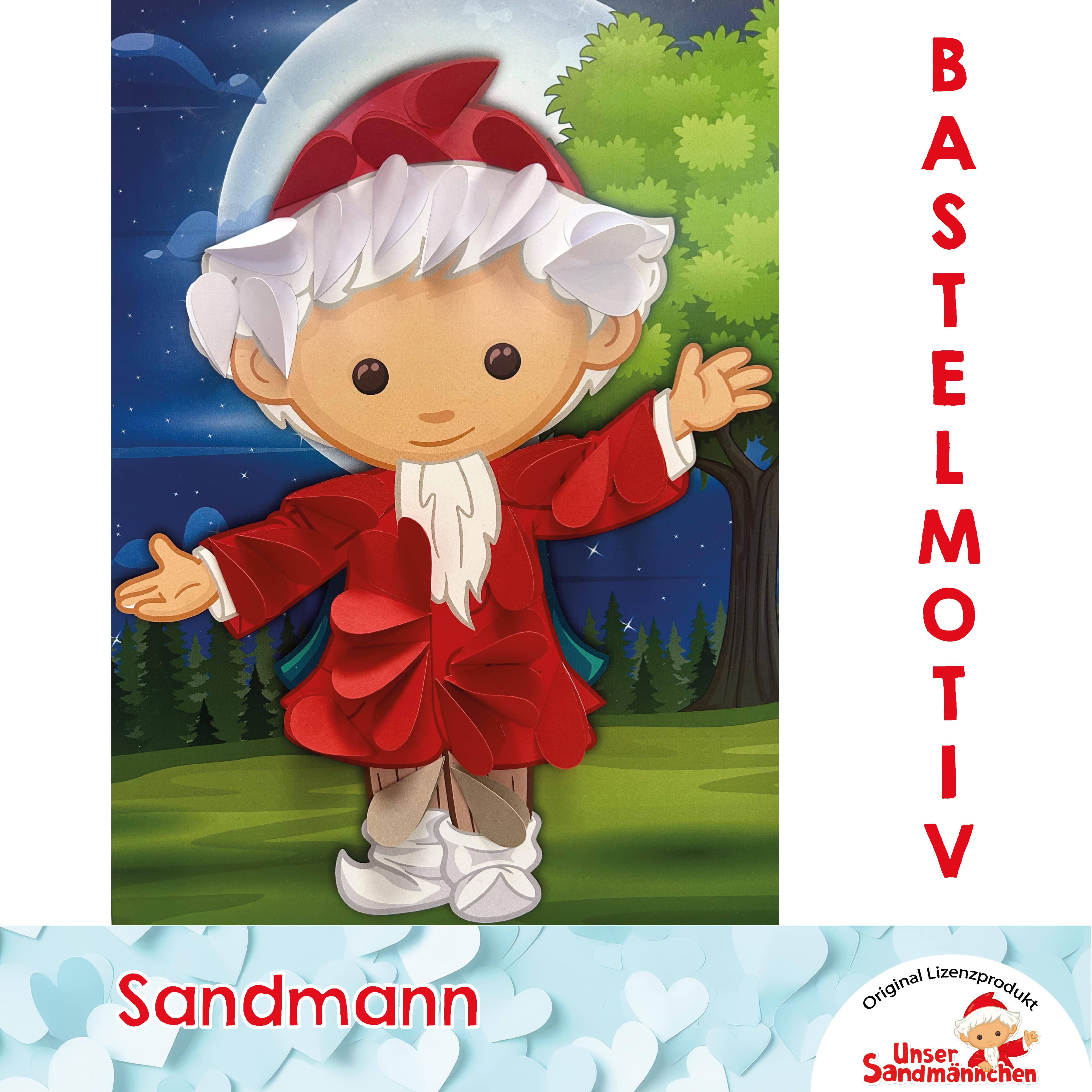 Sandmann Bastelset Bastelmotiv min