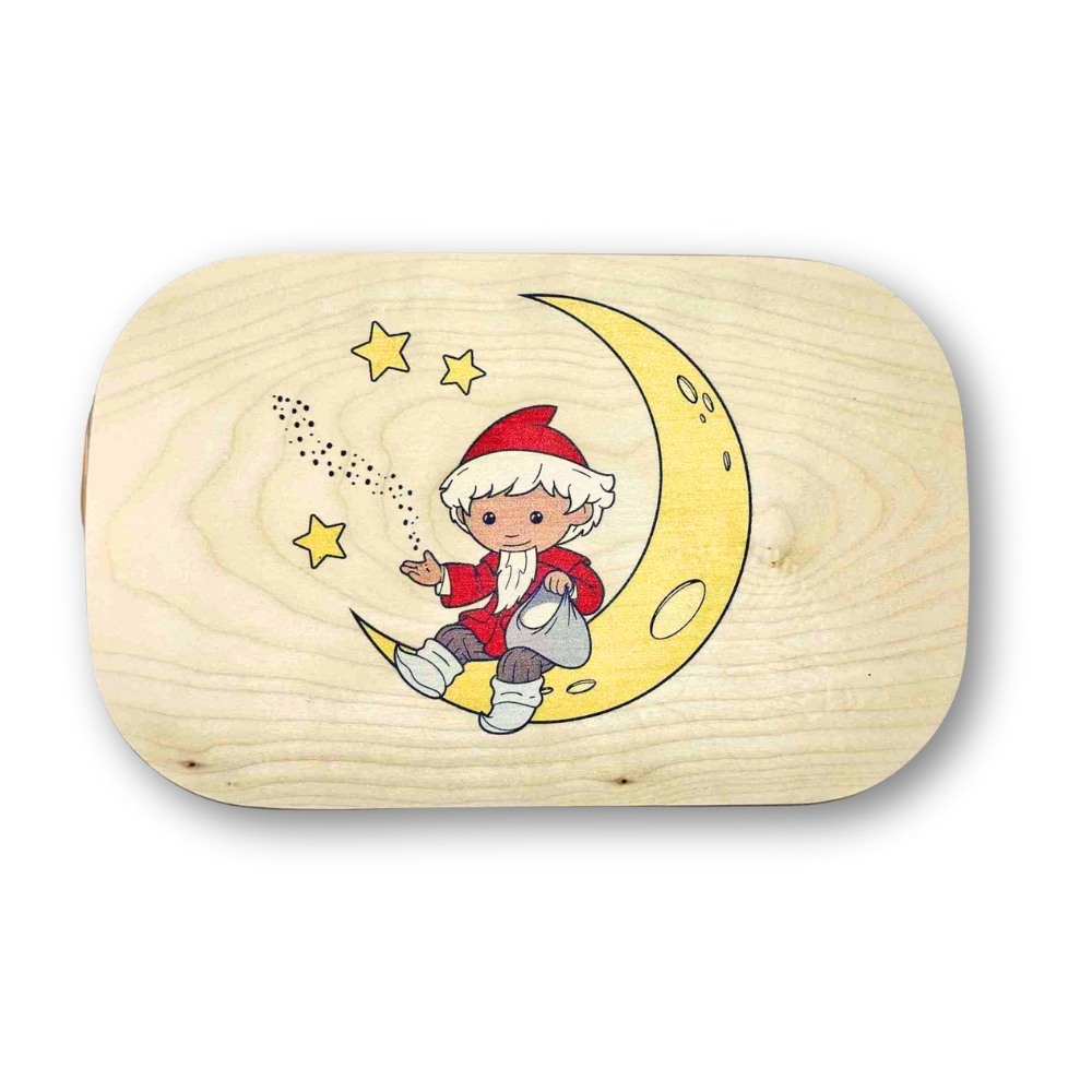 Unser Sandmännchen - Holzbrettchen - Mond