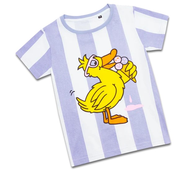 Die Ente - T-Shirt- Streifen - Lila Die Ente T Shirt Streifen Lila