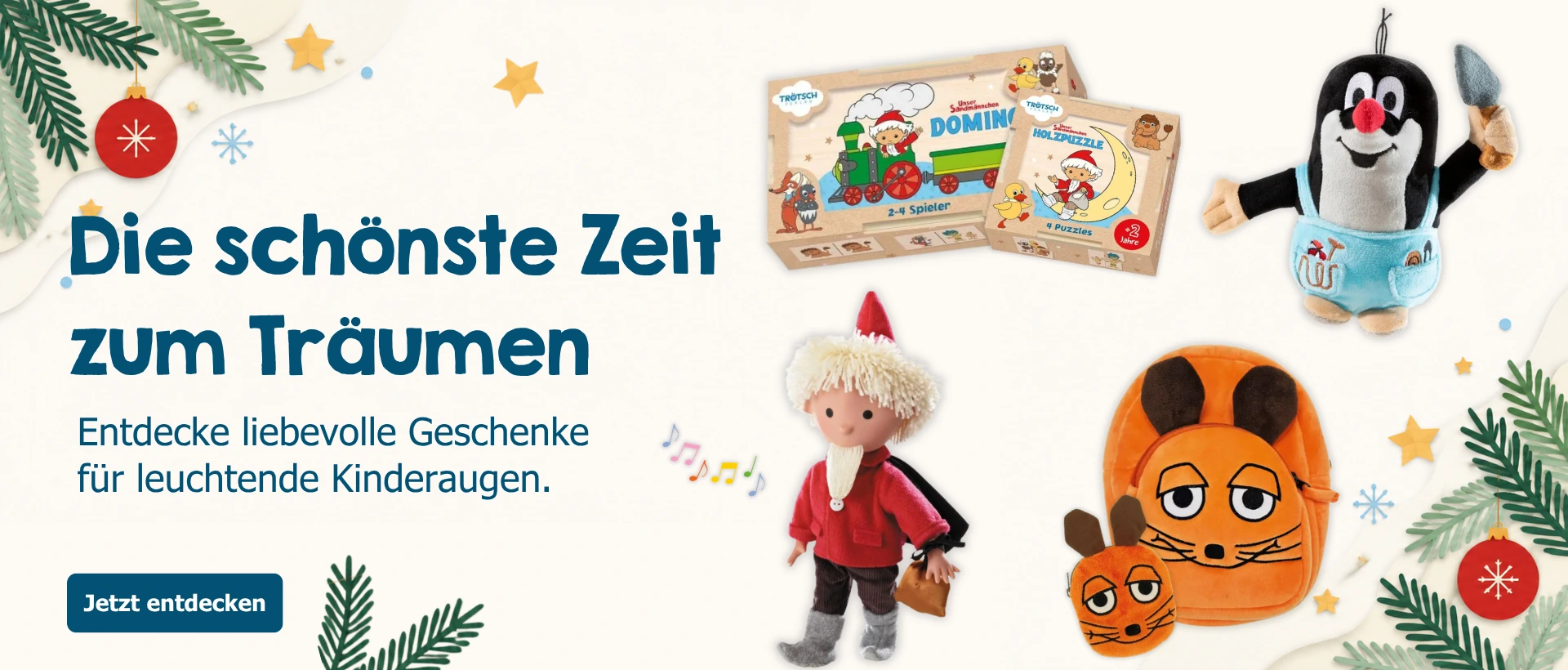 Weihnachten im Sandmann Shop