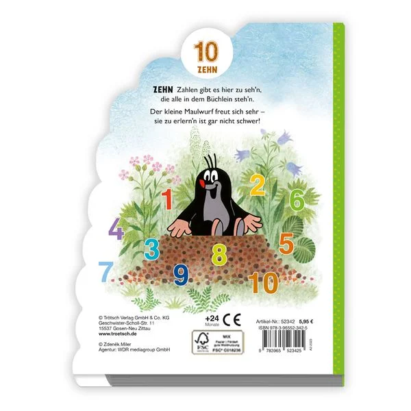 Der kleine Maulwurf - Meine allerersten Zahlen Der kleine Maulwurf Meine allerersten Zahlen