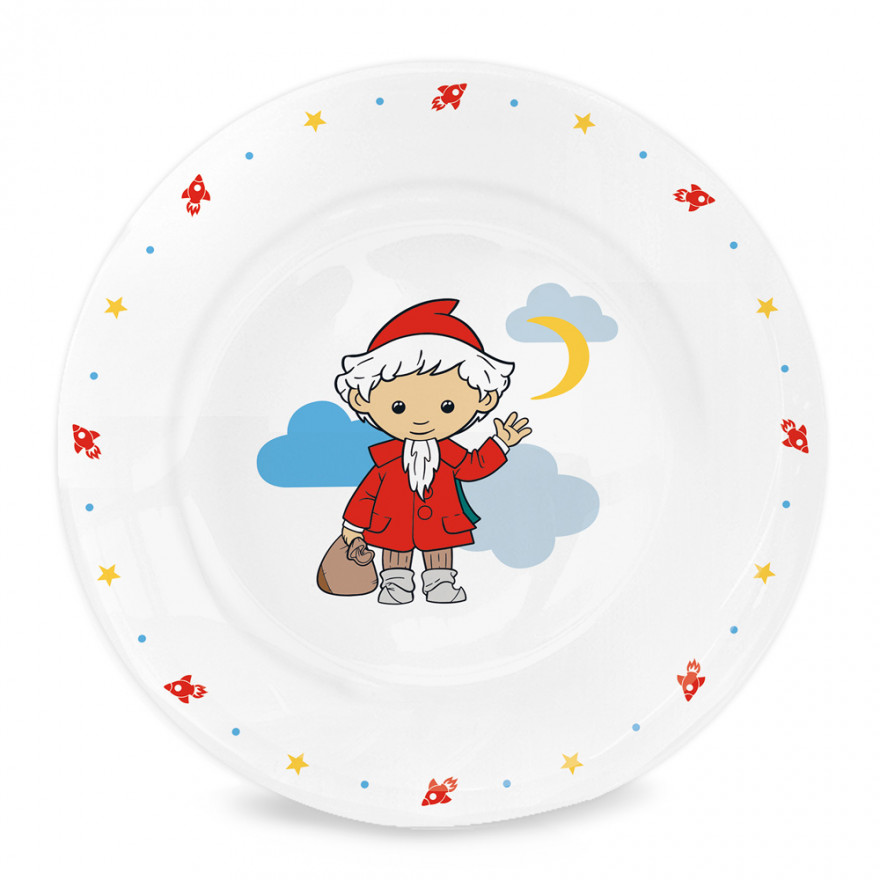 sandmannchen-porzellan-kindergeschirr-teller Unser Sandmännchen Kindergeschirr Set (drei teilig)