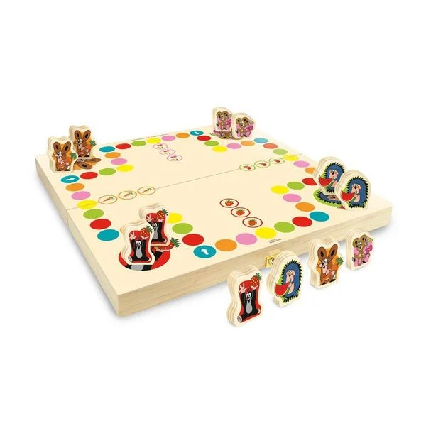 Der kleine Maulwurf - Ludo - Spielaufbau
