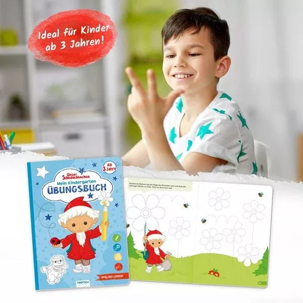sandmaennchen mein kindergartenuebungsbuch beschaeftigungsbuch froehliches kind